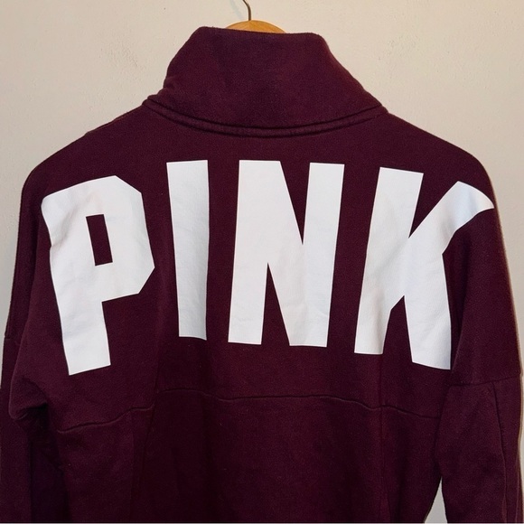 PINK Victoria’s Secret Half Zip Pullover Size Extra Small - Picture 2 of 9